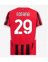 Moške Nogometnih dresov AC Milan Youssouf Fofana #29 Domači 2024-25 Kratki rokavi